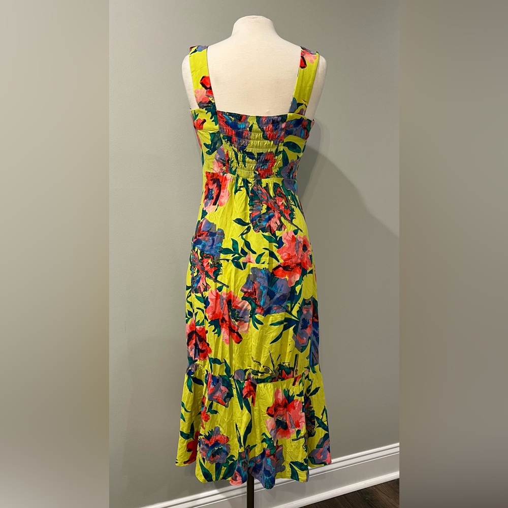 Vince Camuto Floral Maxi Dress - Yellow and Multicolor - Picture 4 of 6
